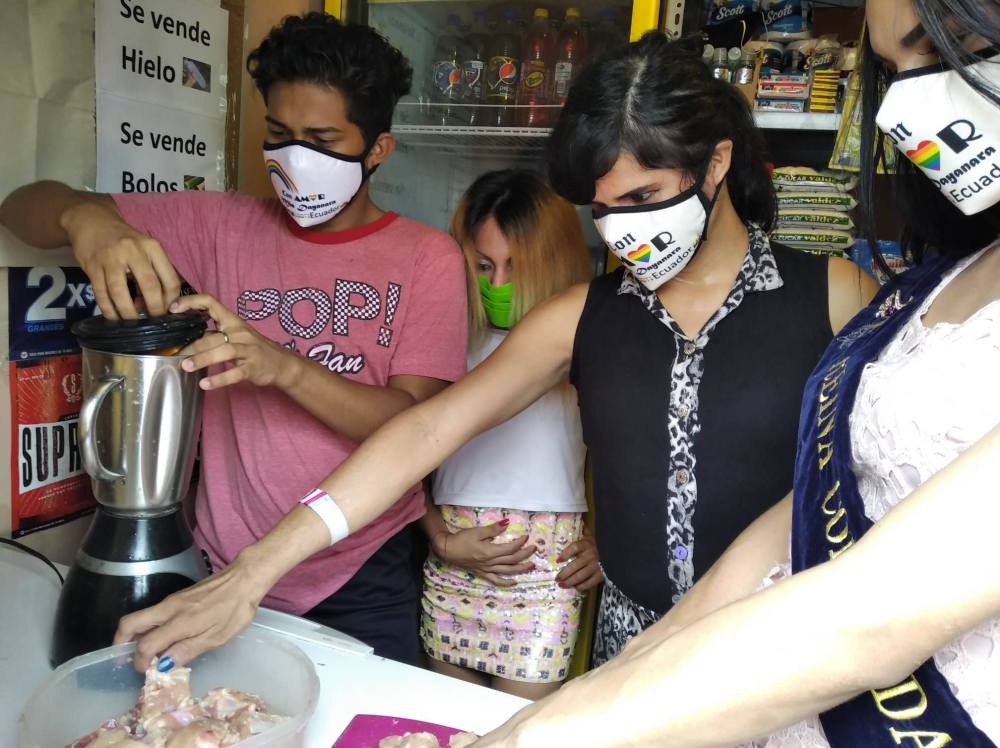 Inauguración del Primer Comedor Comunitario Trans en Guayaquil - Ecuador iniciativa de la Asociación Silueta X (15)