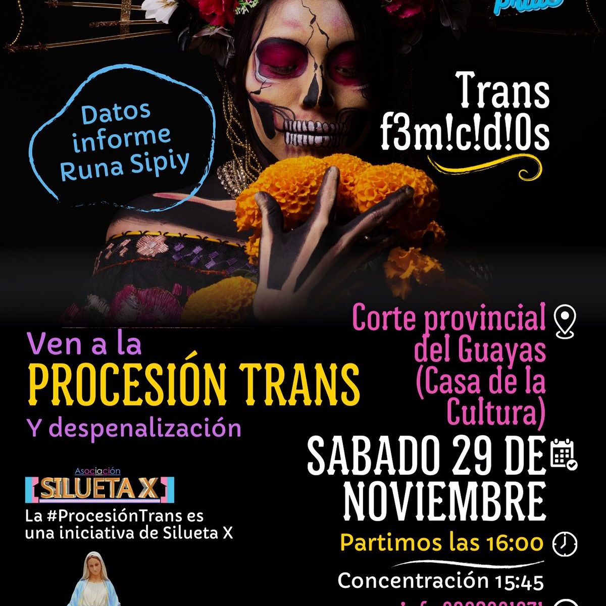 Convocatoria: Procesión Trans en Guayaquil por la Despenalización y la Dignidad